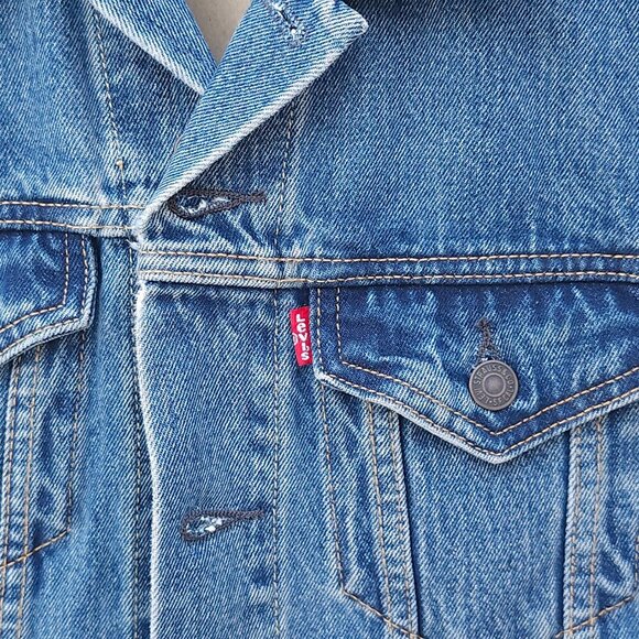 Levi's Miller High Life Retro Denim Jacket Size Small HTF BNWT BACK PATCH - Picture 6 of 9